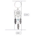 Miniatyrbilde 2 av 3: Retro Dream Catcher Nøkkelring Blader Duskkvast Anheng Nøkkelring