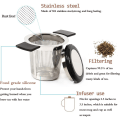 Miniatyrbillede 4 af 5: Rustfrit Stål Te Filter Te Infuser Te Si Med Fine Ho