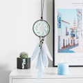 Miniatyrbild 2 av 5: Drömfångare Handemade Dreamcatcher Grå Fjäder Vägghängning