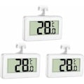 Miniatyrbild 1 av 5: 3X Kylskåpstermometer Digital Frys Termometer Kylskåp Termometer Sovrum Vattentät Frys Termometer med LCD-display med krok för temperaturavläsning