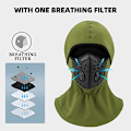 Miniatyrbilde 2 av 6: Skimaske balaclava vintermaske menn balaclava kaldt vær varm m