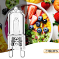 Miniatyrbillede 3 af 5: 10 krystalklare linser 40W Q40/G9/CL/230V G9 JCD 40W 120V T