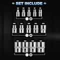 Miniatyrbilde 2 av 5: Torx hunn fatning boks 1/4\" 3/8\" 1/2\", Torx E profil fatning E4, E5, E6, E7, E8, E10, E11,