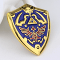 Pikkukuva 3 / 5: Pin - Hylian Shield Pin - Rintaneula - Hylian Shield, 2 kpl hopeaa ja