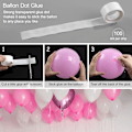 Miniatyrbillede 4 af 5: Arch Tape Strips Kit, 30 stk. Ballonbue Dekorationsstrimmel, Gl