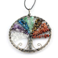 Pikkukuva 5 / 5: 7 Chakra Reiki Healing Crystal Tree of Life Ornament Line Quartz