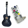 Miniatyrbilde 2 av 5: Gitar for nybegynnere, verktøy for læring av en-tone akkorder, hjelpemiddel for gitarøving for voksne og barn