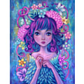 Pikkukuva 1 / 5: 30x40cm 5D DIY Timanttimaalaus Täysi, Sarja Piirretty Tyttö #H, DIY Dia