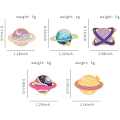 Miniatyrbilde 3 av 5: 5 stk. Space Star Star emaljepinner Utforsk Space Star brosje