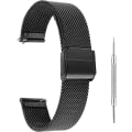 Miniatyrbilde 1 av 5: 2* Watch-stropper, Hurtigutløsende Watch Strap Justerbar Rustfritt Stål S