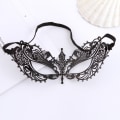 Miniatyrbilde 1 av 5: Halloween smijernmaske Metall hullet diamantmaske