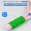 Miniatyrbilde 4 av 5: Blått tennisracketsett for barn, 2 tennisracketer, 1 badmintonb