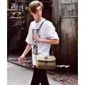 Miniatyrbilde 2 av 5: 10\" Canvas Skuldertaske (Unisex Khaki), iPad Messenger Bag, Menn/
