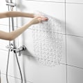 Miniatyrbillede 4 af 5: Badeværelses Anti-slip Måtte - Transparent Boble Måtte - Pink - 66*37cm - 1 stk