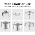 Miniatyrbillede 6 af 7: Køkkenvask Si Strainer Mesh Bag- 200 PCS Engangs Mesh Sink Str