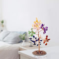 Miniatyrbillede 2 af 5: Farverig krystalpengetræ til chakrahealing Feng Shui-formue