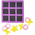 Miniatyrbild 4 av 5: Tic Tac Toe (Mini Tic Tac Toe Skumbrädspelet för barn, födelsedag