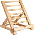 Pikkukuva 1 / 5: Bamboo-tabletti- ja puhelinjalusta, yhteensopiva työpöydän kanssa, yhteensopiva iPhone, iPad, tablettien ja kaikkien puhelimien kanssa (2)