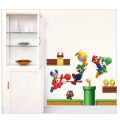 Miniatyrbillede 3 af 5: 2 stk. til Nintendo New Super Mario Bros. Byg en scene Skræl og sæt vægklistermærker Soveværelsesindretning Klistermærke Super Mario-klistermærke