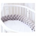 Miniatyrbilde 5 av 5: Barneromsramme, Babyseng, Babysengstøtfanger, Flettet Barneromsramme, 4 P