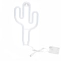 Miniatyrbillede 1 af 5: Kaktusformet neonskilt Usb/batteridrevet, akryl vægdekoration