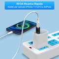 Miniatyrbilde 4 av 5: USB C-hunn til USB-hann-adapter, Type C-laderkabelkontakt