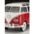 Miniatyrbilde 2 av 5: Modellsett - VW T1 Samba Bus, Rød/Hvit Volkswagen bussmodell retr