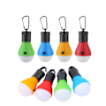 Miniatyrbillede 5 af 5: Bærbar teltlampe LED teltlys 4 pakker klips krog orkan em