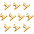 Miniatyrbillede 1 af 5: 10 stk. 2 tommer rustfrit stål binderclips store bulldog metal/