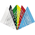 Miniatyrbilde 1 av 5: Sjal Halssjal Bånd Cashewnøtt Bandana Design Sjal Nyhet