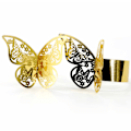 Miniatyrbilde 3 av 5: 50 stk Butterfly Papir Serviettring 3d Butterfly Serviettholder