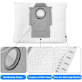 Miniatyrbilde 3 av 5: 8 støvposetilbehør for Roborock S7 MaxV Ultra Q7 Max/Q5/G10S/S7