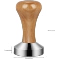 Miniatyrbillede 3 af 5: Espresso Tamper, Rustfrit Stål Kaffe Tamper Rustfrit Stål Kaffe Press Barista Espresso Tamper til Kaffemaskine