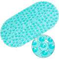 Miniatyrbilde 1 av 5: Pebbles badematte ovalt sklisikkert badekarmatte med sugekopper, Dr