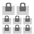 Miniatyrbilde 1 av 5: 8 støvposetilbehør for Roborock S7 MaxV Ultra Q7 Max/Q5/G10S/S7