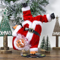 Miniatyrbillede 3 af 5: Jul Inverted Rotating Julemanden Jul Elektrisk Musica