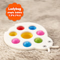 Miniatyrbild 2 av 5: Enkel bubbla Fidget Popper sensoriska leksaker Present för 6+ månader Ba