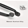 Miniatyrbilde 3 av 5: 10 stk. Sorte skaphåndtak i aluminium til skap og skuffer