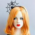 Miniatyrbild 4 av 6: Halloween Spindelvävs Hårband Cosplay Maskerad Spindel Hårband