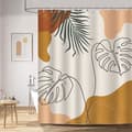 Tryckt Duschdraperi (180 x 200 cm med 12 Krokar) Abstrakt Bohemisk Mid-Century, Polyester