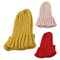 Miniatyrbillede 3 af 5: 1 stk. Sort Vinter Efterår Damehue Varmer Bonnet Casual Hat