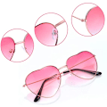 Miniatyrbillede 3 af 5: 2 par Hippie Specs Briller Hjerteformede Solbriller til Hippie F