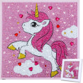 Miniatyrbilde 1 av 5: Unicorn5D Barnekorssting Diamantmaleri Håndverksett, DIY C