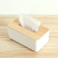 Miniatyrbilde 2 av 5: (Hvit) Trevevboks, 21x13x9cm, Plast, Rektangulær, for