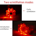 Miniatyrbillede 3 af 5: 4 stk. 8 LED-blinklys, advarselsblinklys til vejs, sikkerhed, nødsituation