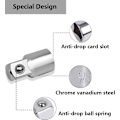 Miniatyrbillede 3 af 5: 4 stk. Ratsjet Adapter Sokkel Adapter Sæt 1/2\" til 3/8\", 3/8\" til 1/2\", 1/4\" til 3/8\", 3/8\" til 1/4\" Sokkel og Bit Reducerende Adapter