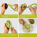 Miniatyrbillede 2 af 5: 2 stk. Oksekødsavocado Skær Avocado Slicer