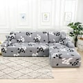 Miniatyrbillede 2 af 5: Print Stretch Sofa Cover, Moderne Skridsikker 1/2/3/4 Sæder Elastisk