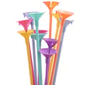 50 stk. genanvendelige makaron ballon plastikpinde (35cm)