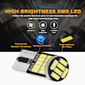 Miniatyrbilde 5 av 5: 10 stk dekoding lampe T10-4014-26smd superlys LED bred